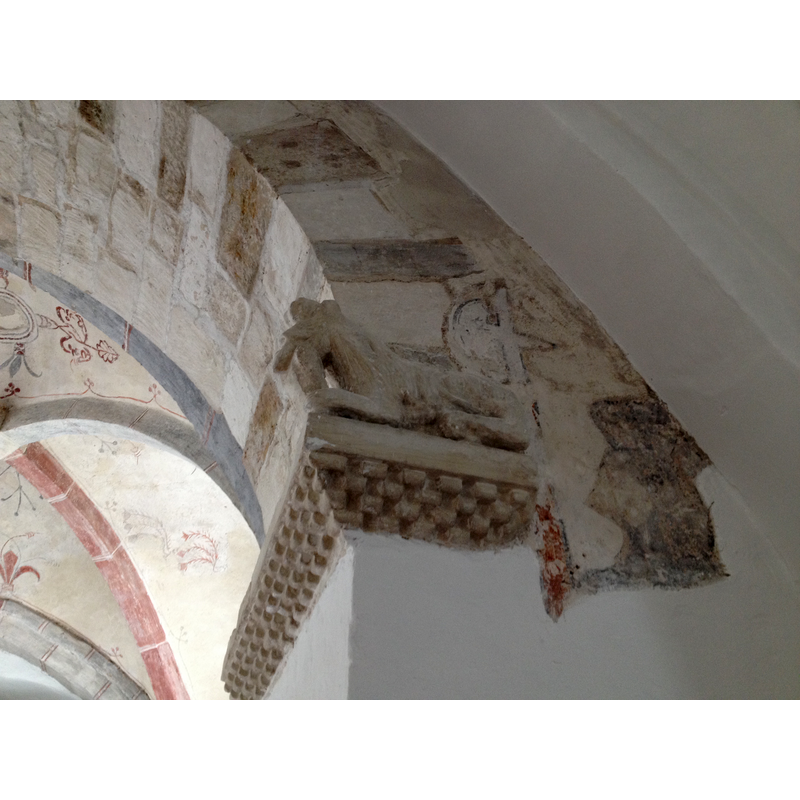 Source caption: "Hammarlövs church, sculpture"
