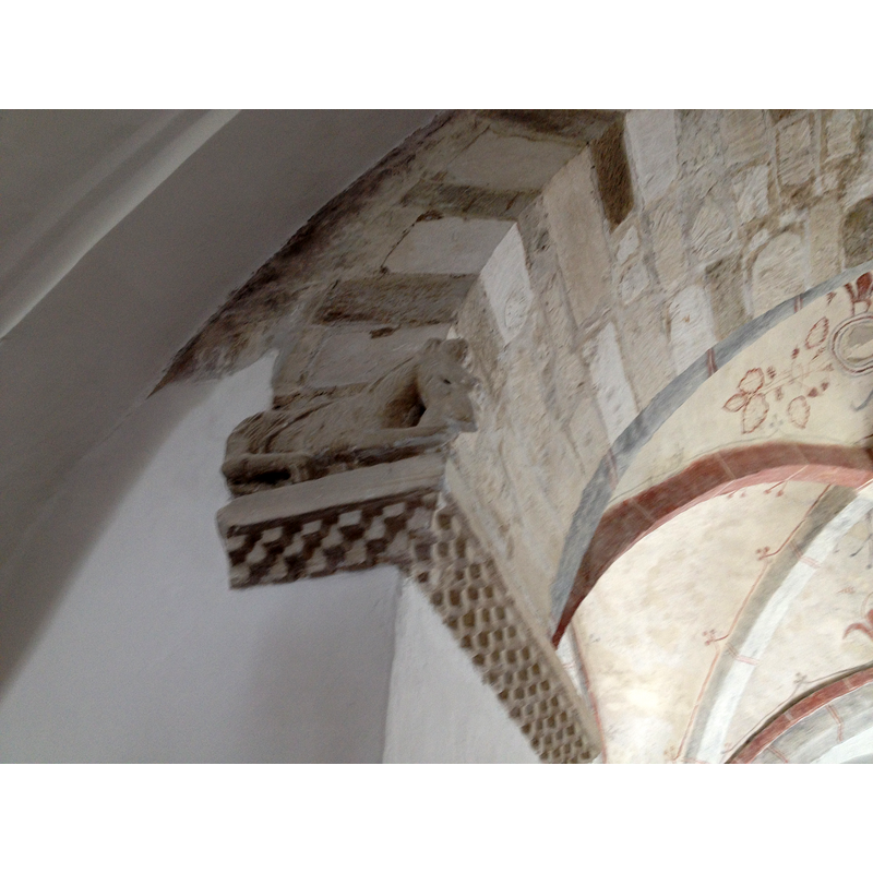 Source caption: "Hammarlövs church, sculpture"