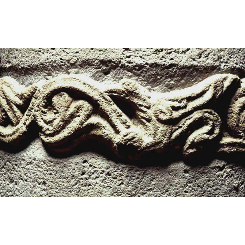 Source caption: "Agnus Dei i vågformig bladranka"