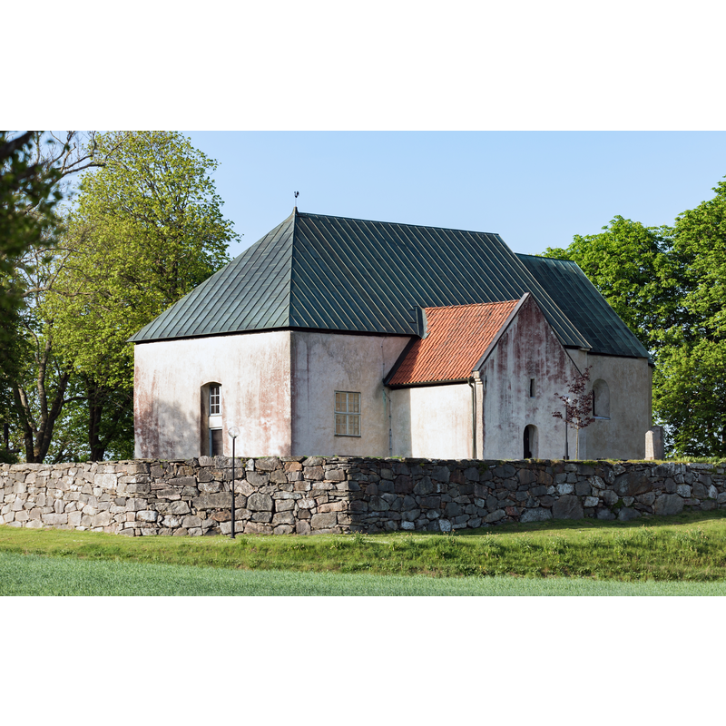 Source caption: " Ingaberga gamla kyrka i Ignaberga i Hässleholms kommun"