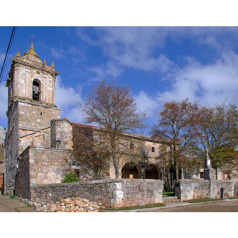 Source caption: " Iglesia de San Juan Bautista. Amaya (Burgos)"