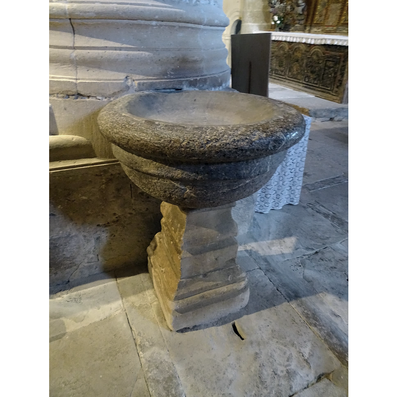located in the nave of the church