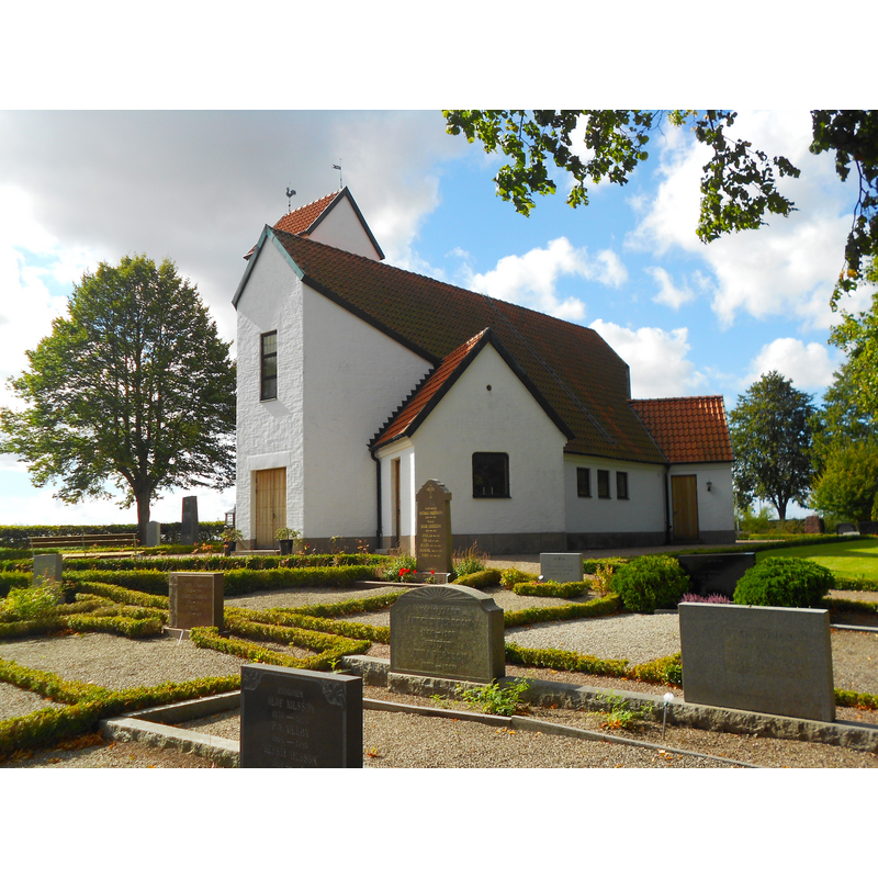 Source caption: "Källs Nöbbelöv kyrka."