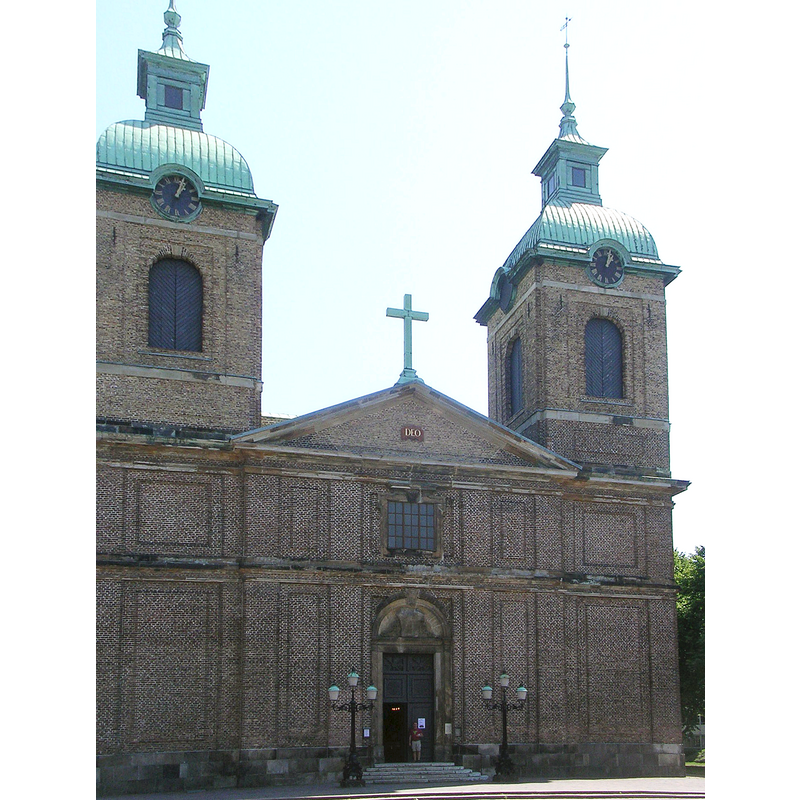 Source caption: "Sofia Albertina kyrka in Landskrona"