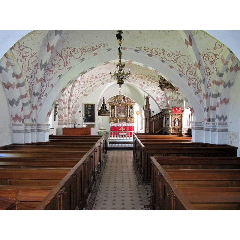 Source caption: "Kyrkorum i Nymö kyrka"