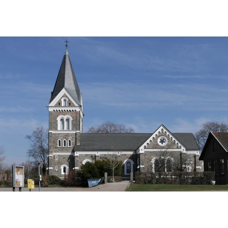 Source caption: "Södra Rörums kyrka april 2018"