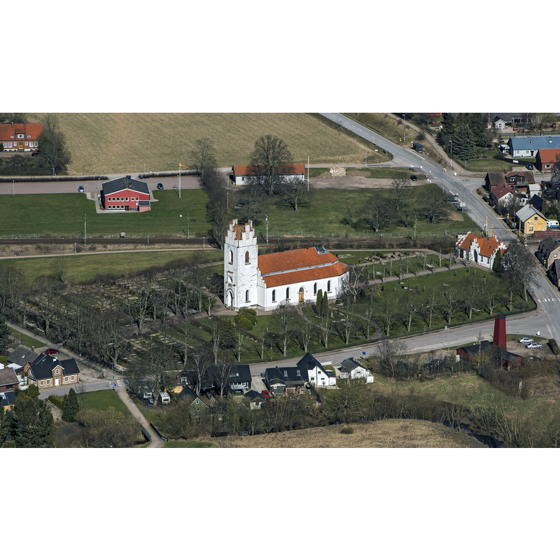 Source caption: "Billeberga kyrka."