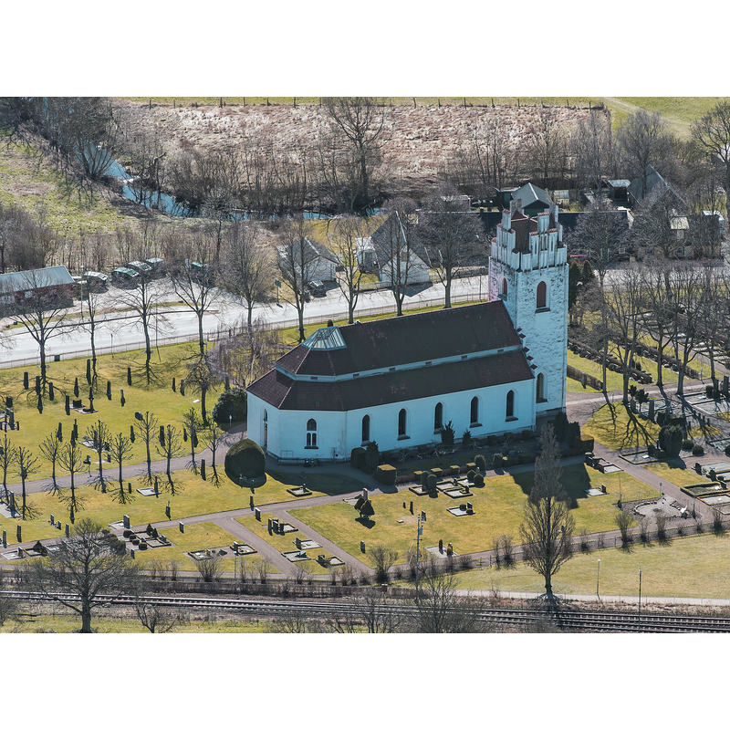 Source caption: "Billeberga kyrka."