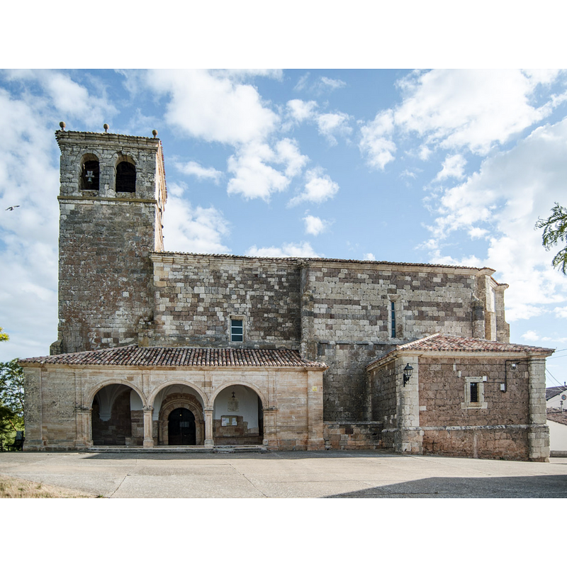 Source caption: " Iglesia de San Miguel Arcángel. Sotresgudo."