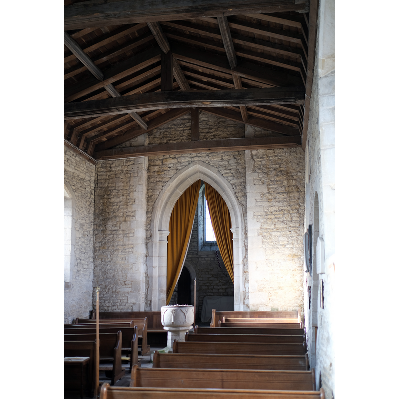 Source cation: "The Church of St Mary: The tower arch and West End"