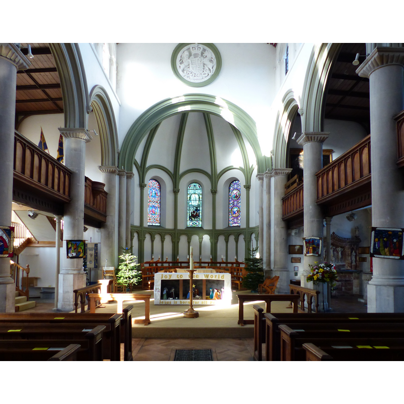 Source caption: "St Paul's church, Honiton, Devon"