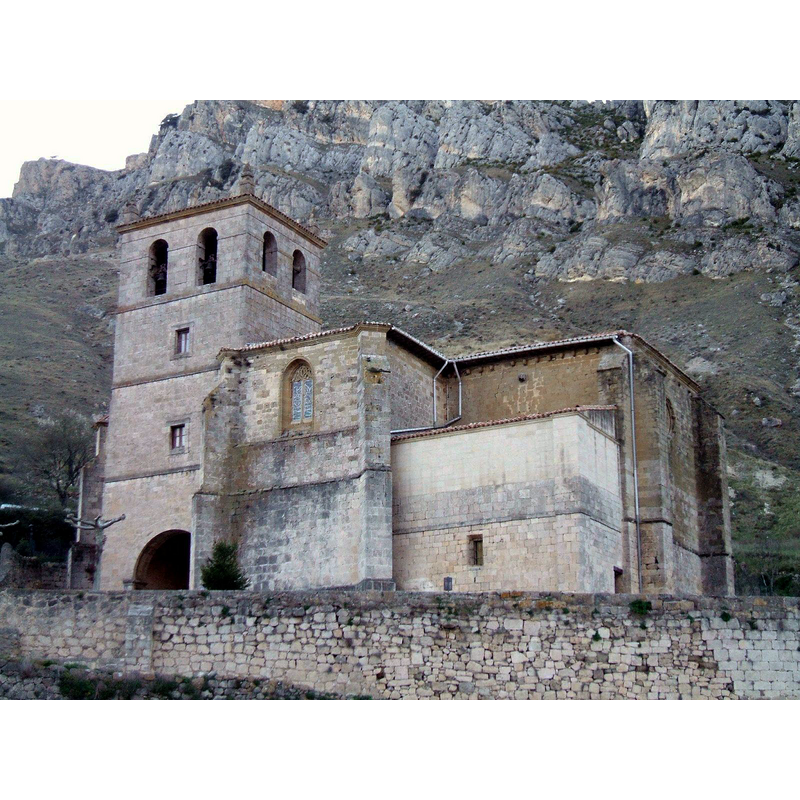 Source caption: "Iglesia de Santiago, en Pancorbo"