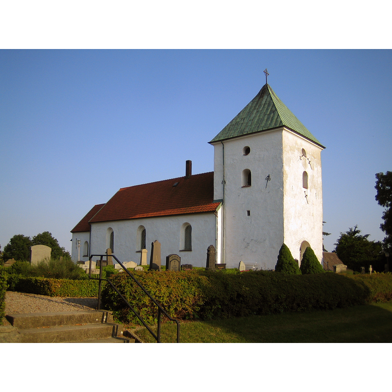 Source caption; "Sövestads kyrka"