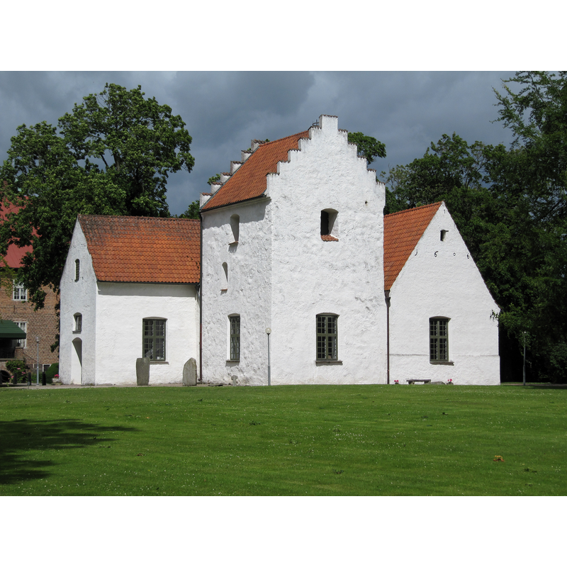 Source caption: "Trolle-Ljungby kyrka från sydväst"