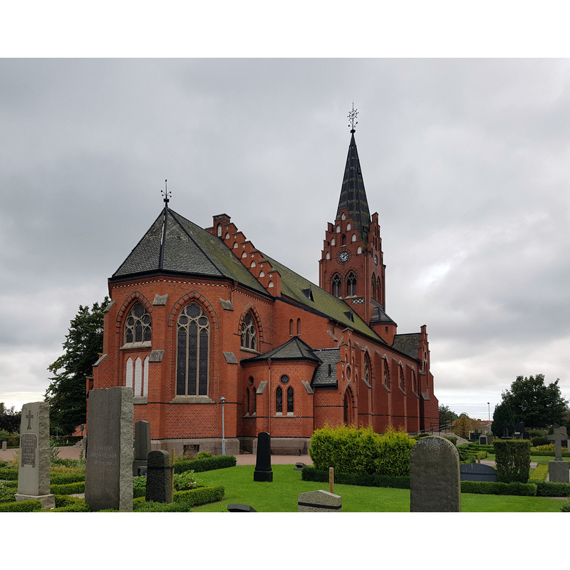 Source caption: "Tygelsjö [nya] kyrka"