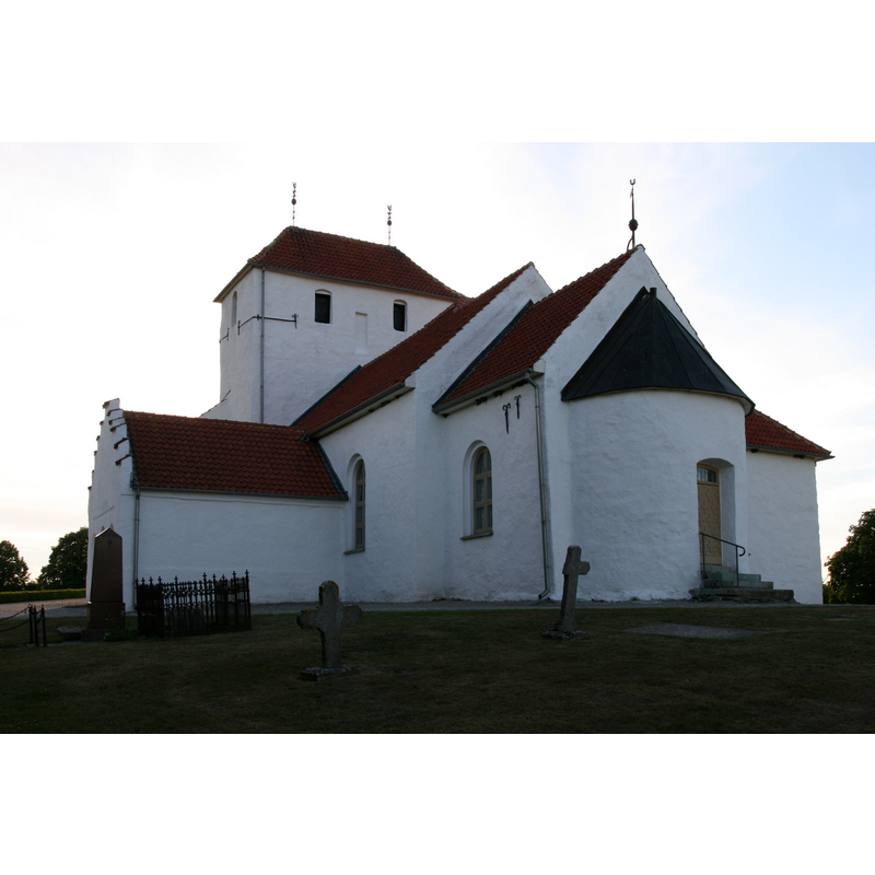 Source caption: "Vitaby kyrka i Simrishamns kommun."