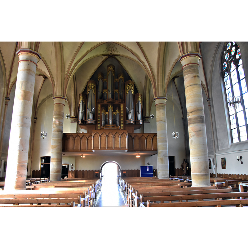 Source caption: "Orgel von St. Lambertus (Merzen)"