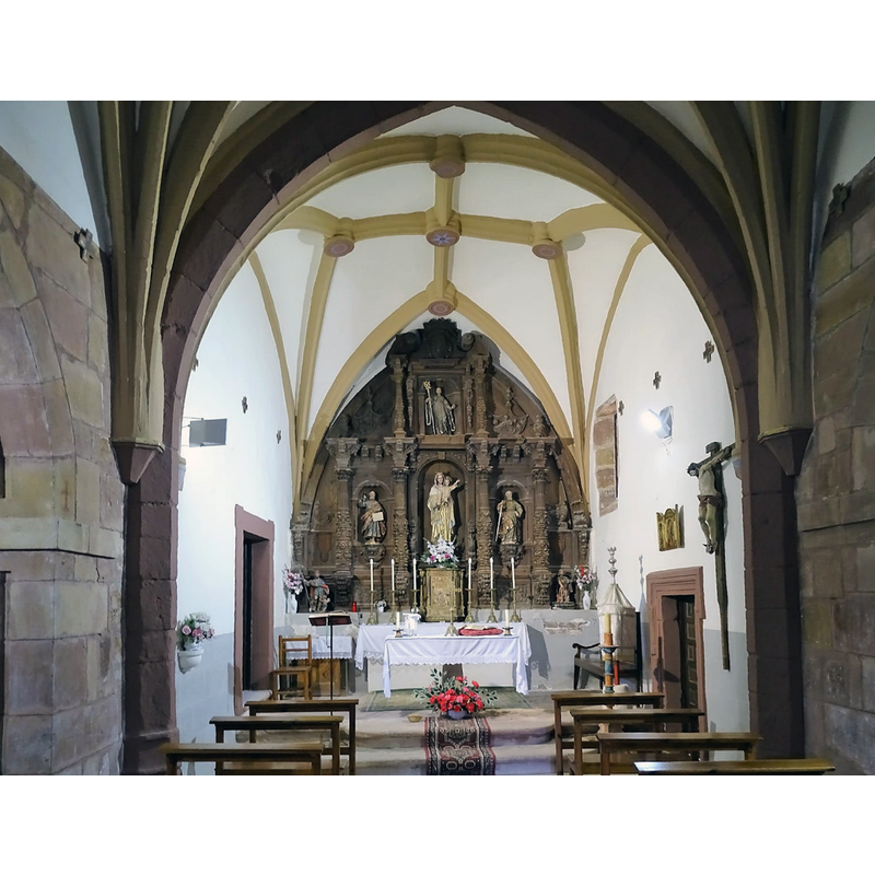 the present church is chiefly 18thC