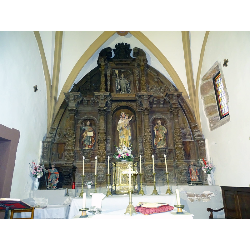 the present church is chiefly 18thC