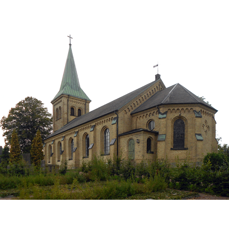 Source caption: " Svalövs kyrka" [the late-19thC new church]