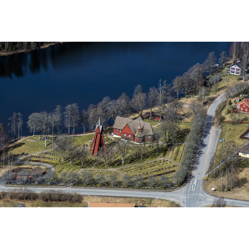 Source caption: "Bottnaryds kyrka [...] Bottnaryds kyrka från luften"