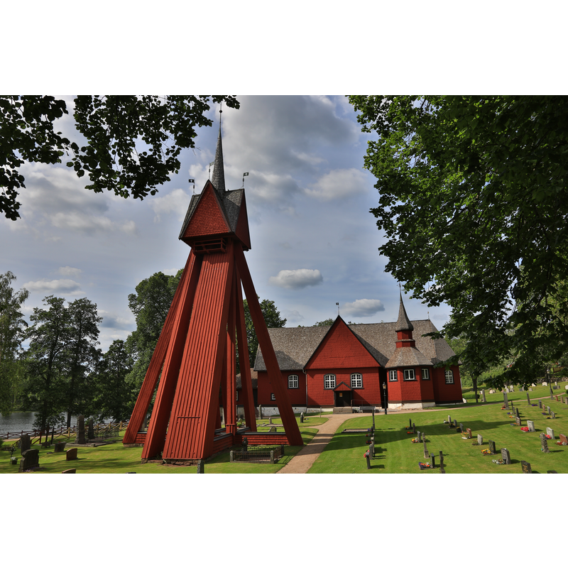 Source caption: "Bottnaryds church near Jönköping, Sweden"