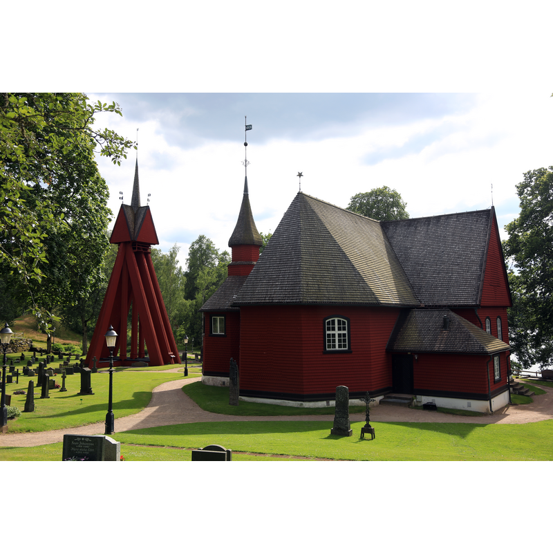 Source caption: "Bottnaryds church near Jönköping, Sweden"