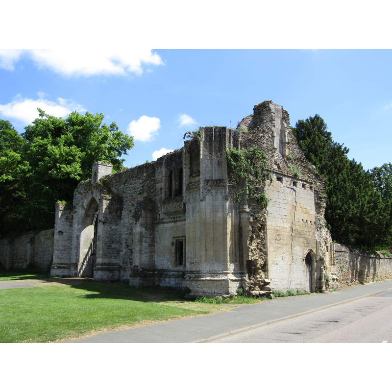 ruins of the former Anglo-Saxon Benedictine monastery; it houses Ramsey's secondary school