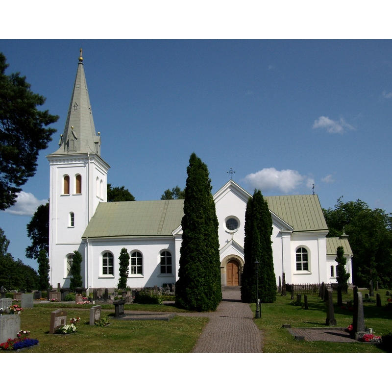 Source caption: "Dalhems kyrka, Småland"