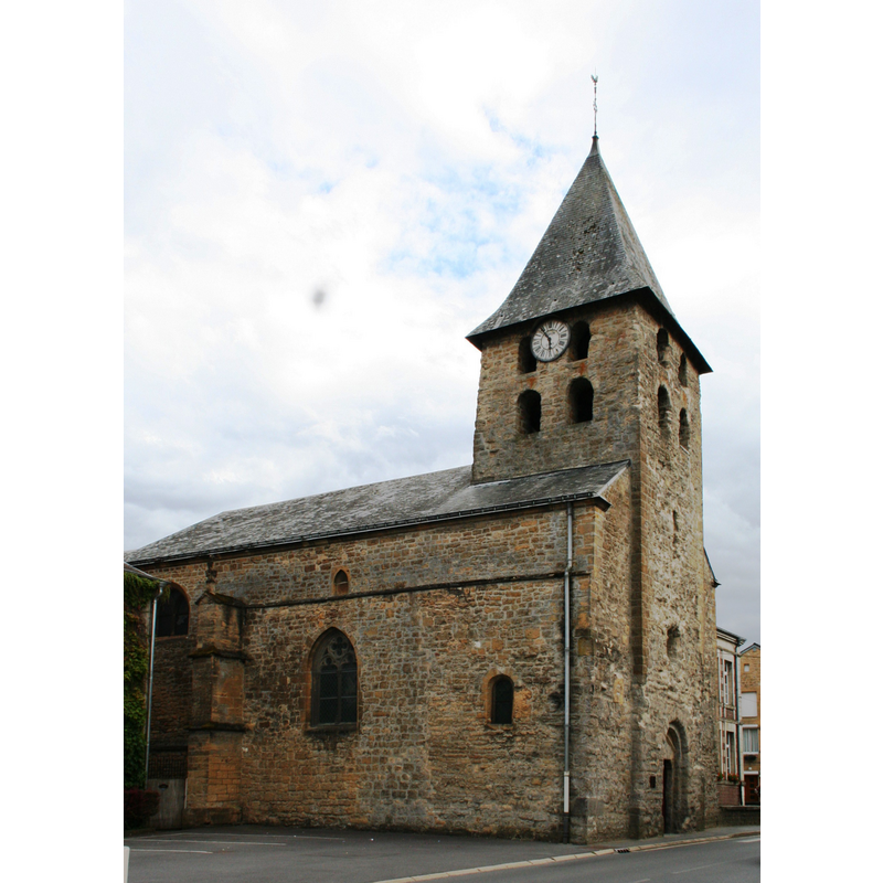 Source caption: "Église Saint-Jean-Baptiste de Warcq (Ardennes, France)"