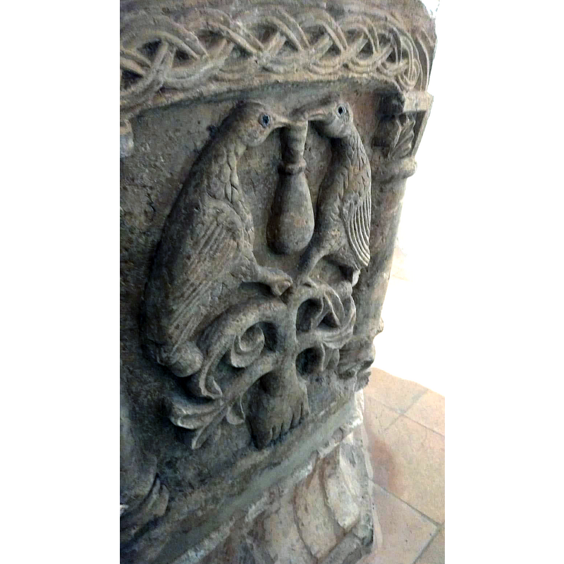 the vessel is neither a fountain nor a chalice but a beaker of sorts