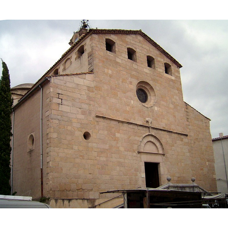 Source caption: "Esglèsia de Santa Coloma de Farners, a La Selva (Catalunya)."