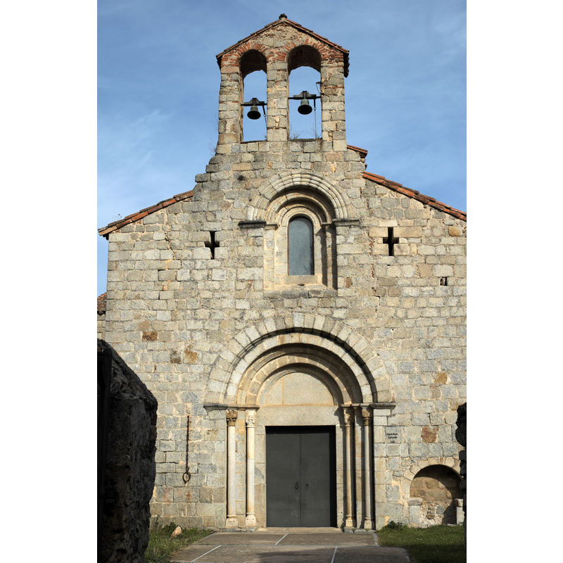 Source caption: "Ehemalige Klosterkirche Sant Pere Cercada in Santa Coloma de Farners in der Provinz Girona (Katalonien/Spanien):"