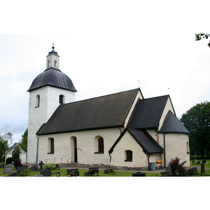 Source caption: "Hylletofta kyrka, Sverige."