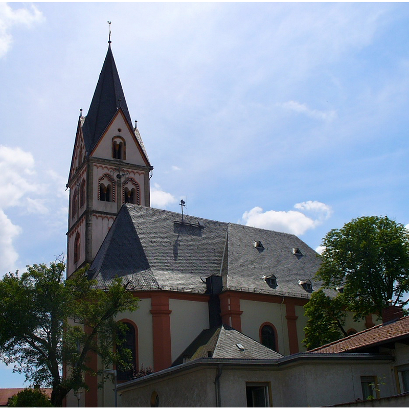 Source caption: "St. Remiguis in Nieder-Ingelheim"
