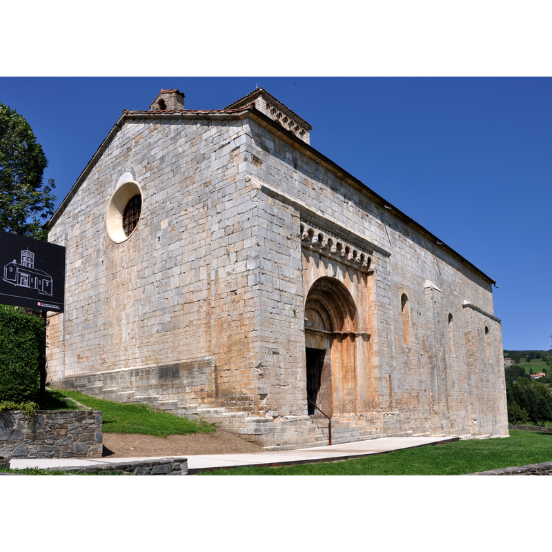 Source caption: "Molló, església de santa Cecília"