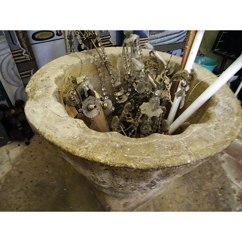 all around the basin interior