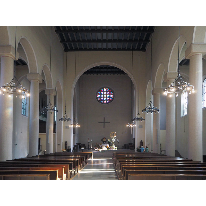 Source caption: "Dorsten, NRW, St.-Agatha-Kirche - Inneres"
