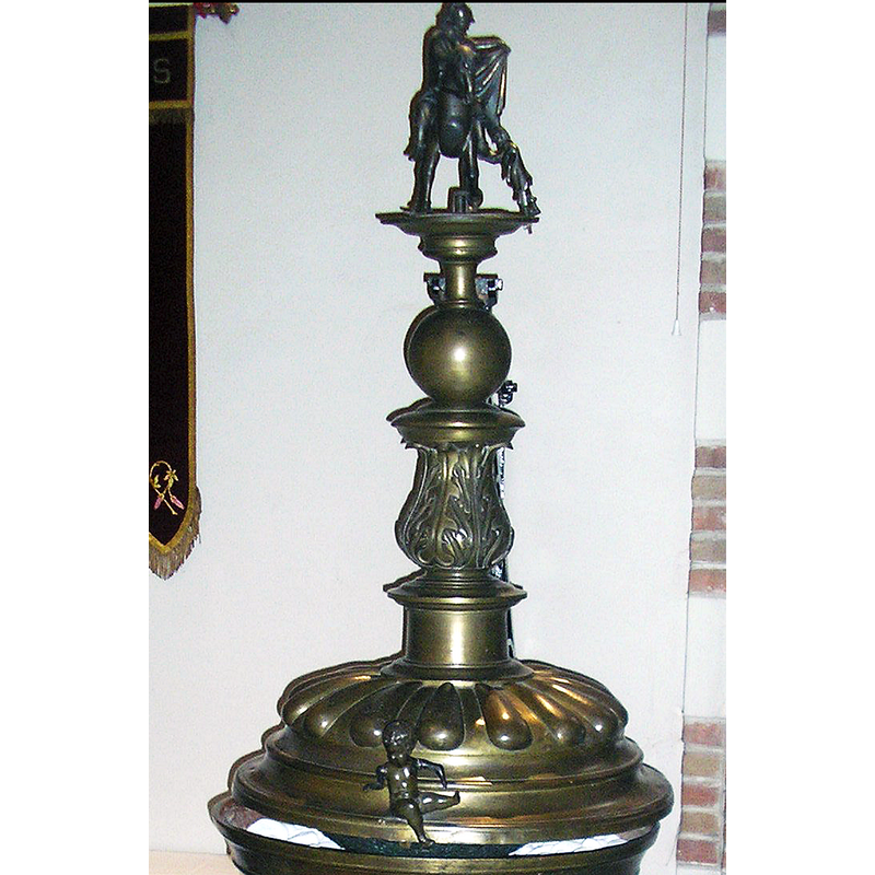 the finial of the font cover