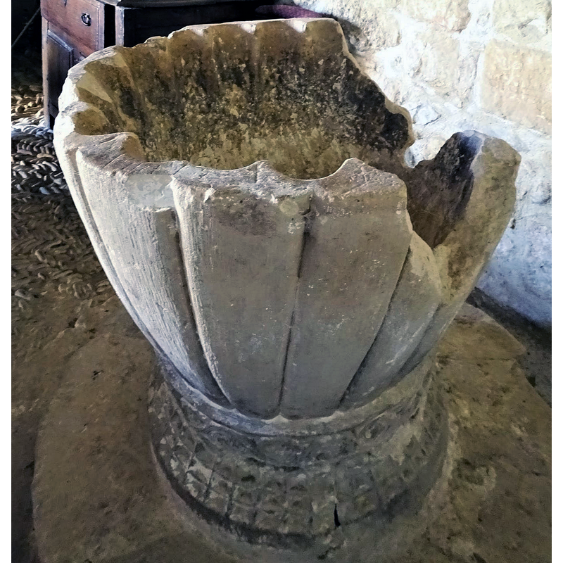showing the large damage to it