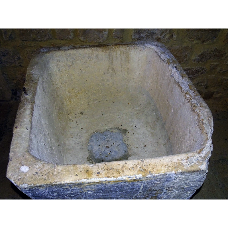 showing the blocked drain