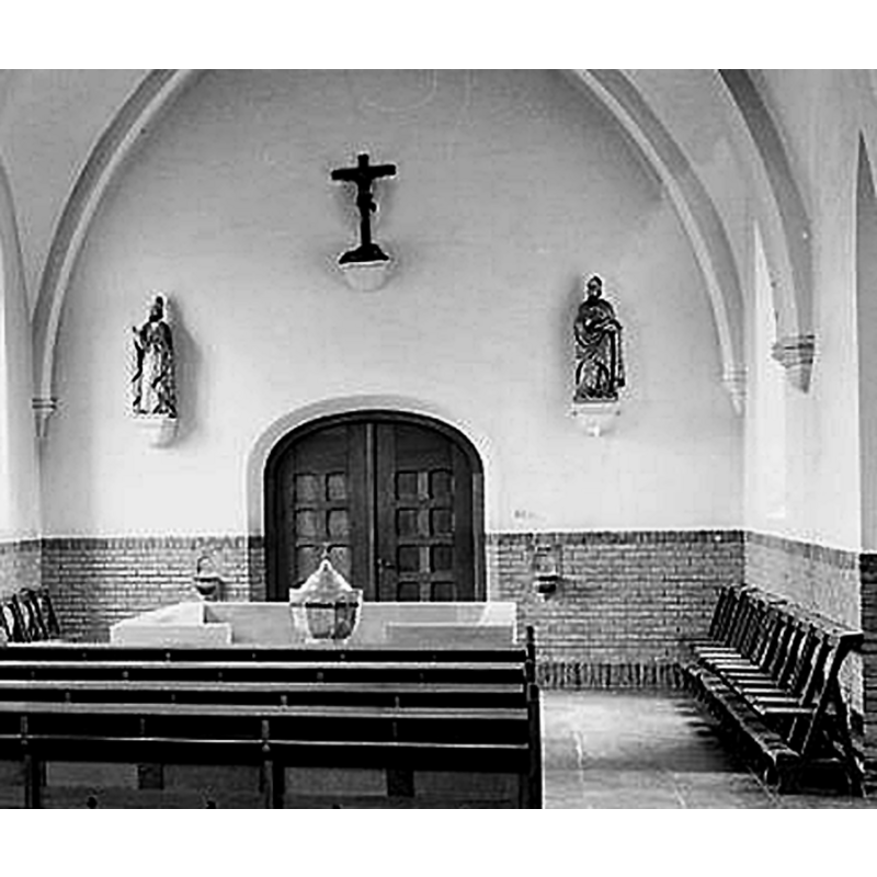 Source caption: "Rooms-Katholieke Kerk: interieur aanbouw"