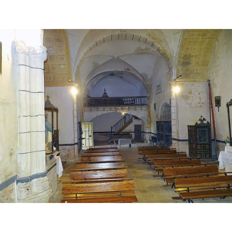 the baptistery chapel is on the north side of the nave, apposite the south entranceway