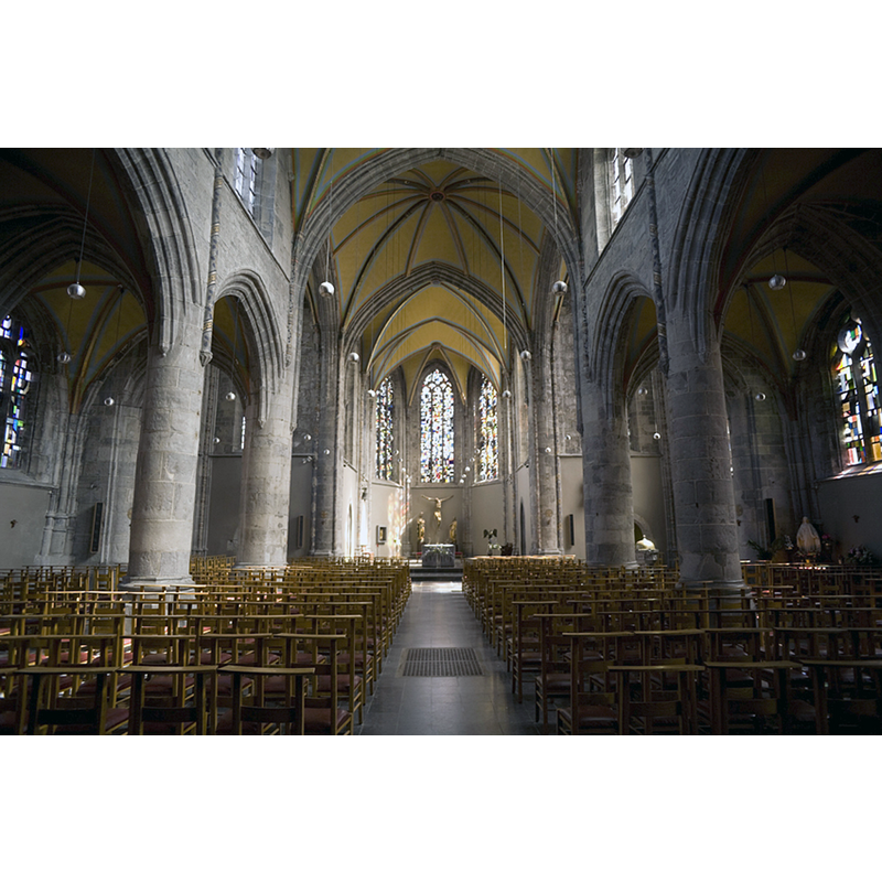 Source caption: "Eglise Saint-Remacle; Marche-en-Famenne; Luxembourg, Belgium. Interior"