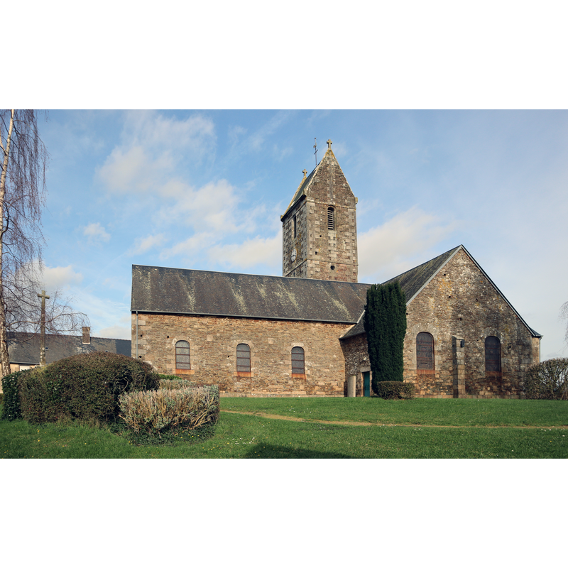 Source caption: " Église Saint-Pierre d'Argouges (50)."