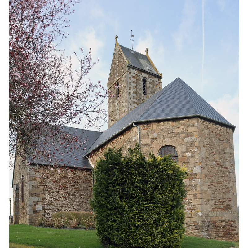 Source caption: " Église Saint-Pierre d'Argouges (50)."