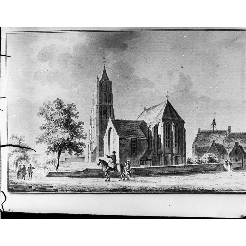 Source caption; "N.H.Kerk: tekening exterieur"