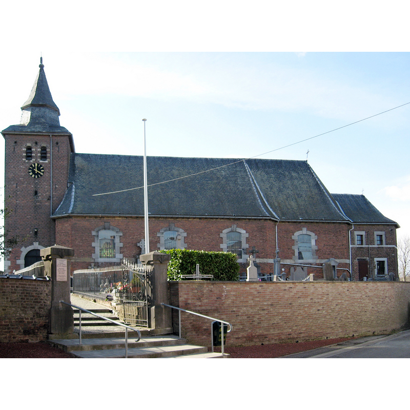 Source caption: "Church of Saint Remigius in Fooz, Awans, Liège, Belgium = Sint-Remigiuskerk in Fooz =  Eglise Saint-Remy à Fooz"