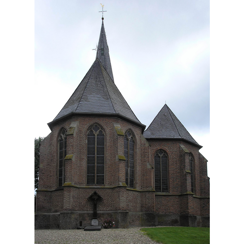 Source caption: "Kirche St. Bonifatius in Niel, Gemeinde Kranenburg - Ansicht von Osten"