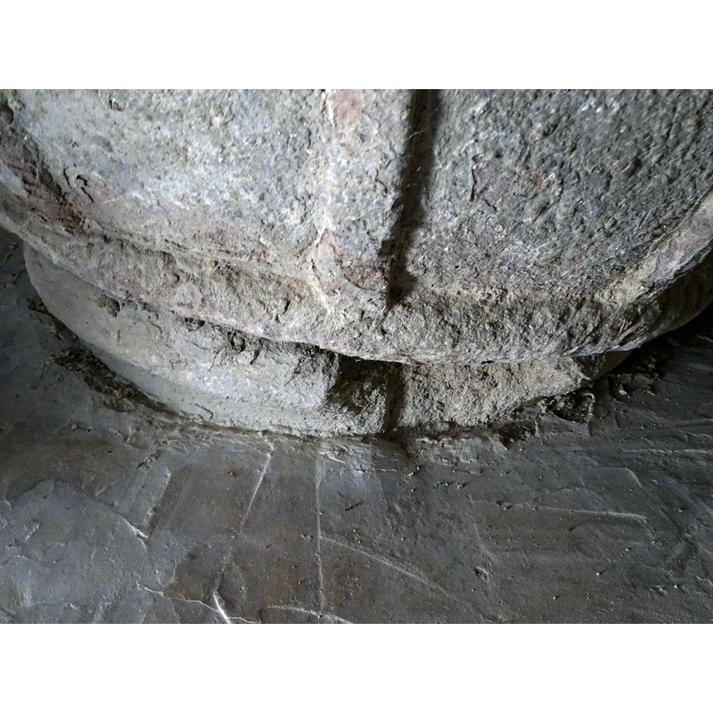 very eroded/worn now